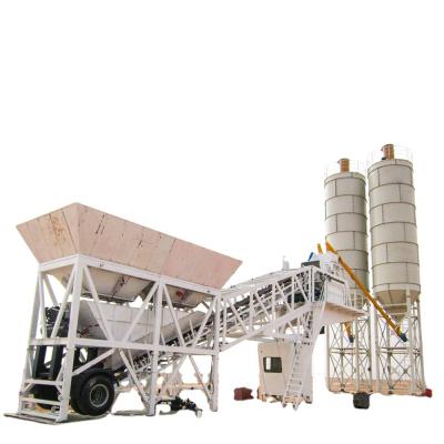 China Building material shops volumetric concrete batching plant hzs60 cost philippines indonesia for sale