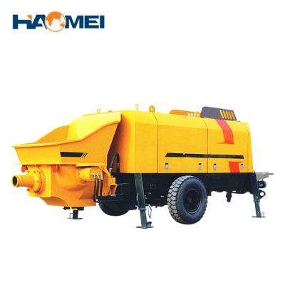 China Single level of motion in hydraulic piston mobile trailer ready used concrete pump HBT80S1813-110 for sale for sale