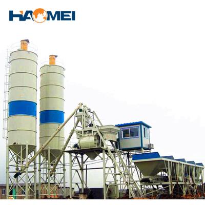 China Construction worksÂ   Small And Convenient Concrete Batching Plant HZS90 for sale