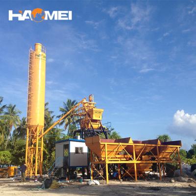 China Construction worksÂ   Good price hzs25 dry mix and hzs35 mini concrete batching plant for sale for sale