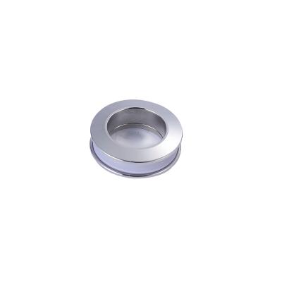 China Modern Round Stainless Shower Door Handle Parts Shower Rooms Accessories For Bathroom Glass Door for sale