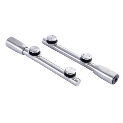 China Modern Manufacturer Glass Door Shower Room Bathroom Swing Door Hinge Stainless Steel Top Pivot Pole for sale