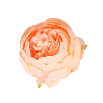 China Hot Silk Artificial Flower Head Wedding Peony Wholesale DIY Flower Heads Decoration Natural Plant Touch Large for sale