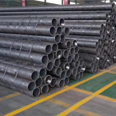 China Liquid pipe round black seamless carbon steel pipe and tube for sale