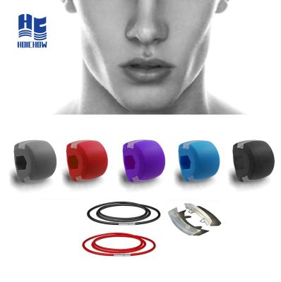 China Clear Line Jaw Training Equipment Muscle Training SILICONE Jaw Ball Chewing Device Face Neck Chin Muscle Chin Exercise Tool Lean Masseter for sale