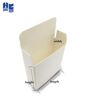 China Long small square paper biodegradable white card no logo spot multi-size blank cardboard wholesale price for sale