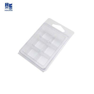 China Toy Free Design Plastic Pet Clear Wax Melts Clamshell Packaging for sale