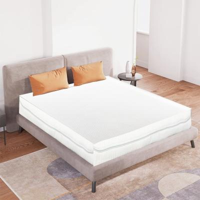 China Knitting Flippable Pocket Spring King Size Mattress Double Cloth Hotel Bed Mattress For Sale for sale