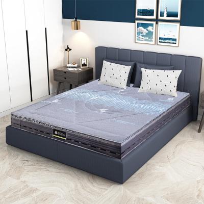 China Flippable Queen Size Bed Mattresses Cool Gel Memory Foam Pocket Spring In A Box for sale