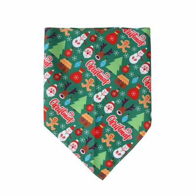 China Stocked christmas pet bandana for sale