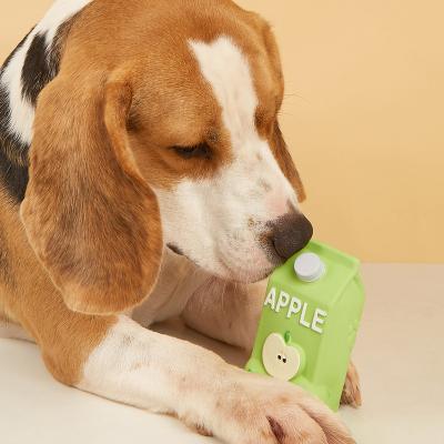 China Stocked Apple Juice Design smart pet accessories and stuffed toy for sale