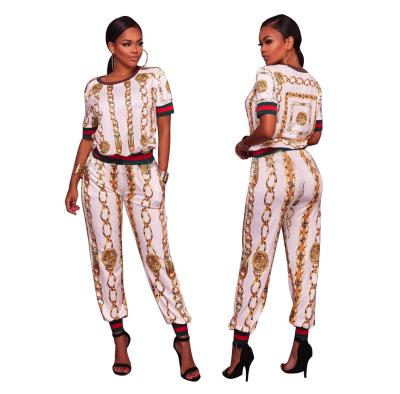 China 2021 Aumunm Print Spring Lady's Wholesale Breathable Two-Piece Set Women's Long Pants Ladies Teams Ladies Lounge Wear Sets for sale