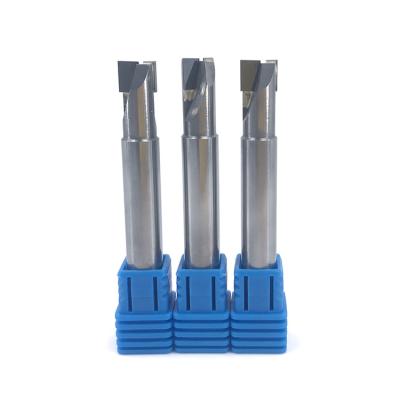 China JR PCD Carbide Milling Cutters Diamond Milling Cutter Diamond Solid Carbide End Mill for sale