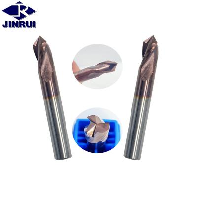 China Aluminum/Plastic/MDF/Wood/Acrylic Chamfering Tool JR155 Carbide Coated Chamfer End Mill for sale