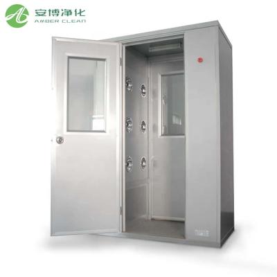 China Single/Double/Cargo Stainless Steel Air Shower Rooms for Different Industries for sale