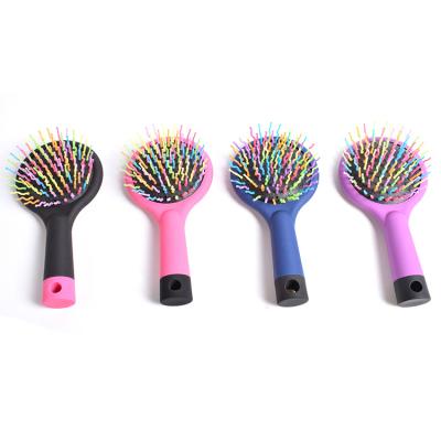 China 2021New Design Household Rainbow Comb Creative Home Hairdressing Comb Smooth Hair No Static Electricity Children Massage Plastic Comb for sale