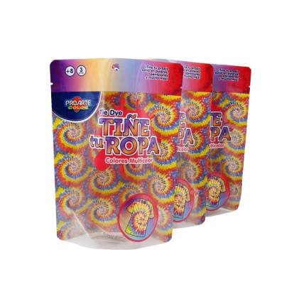 China Moisture Proof Custom Stand Up Plastic Pouch Washing Powder Package Hair Dye Powder Packaging Aluminum Foil Self-Supporting Zipper Bag for sale