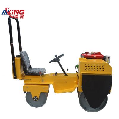 China Building Material Shop 1 Ton Construction Machinery Vibrating Compactor Road Roller for sale