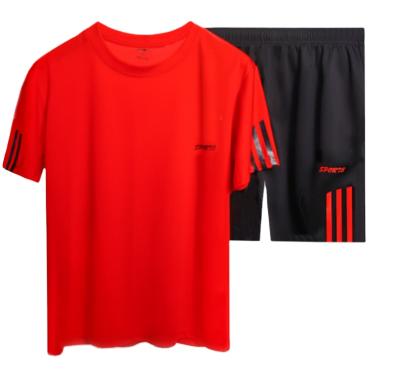 China QUICK DRY Slim Fit Gym Sportswear Set Custom Made Football Sport Wear Men Set for sale