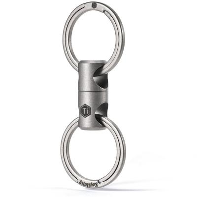 China High Quality Titanium Metal Alloy Keychain EDC Outdoor Connector Movement Easy To Wear for sale