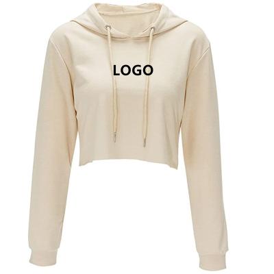 China Autumn New Custom Logo Cotton Soft Women's Anti-pilling Long-sleeved Sportswear Sports Top Hoodie for sale