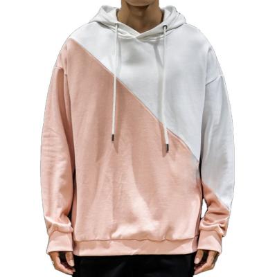 China Hot Autumn New Custom Logo Fashion Multicolor Men's Anti-wrinkle Two Color Casual And Comfortable Solid Color Hoodies for sale