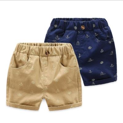 China 2022 Anchor Design Kid Boy Viable Casual Shorts Pants For Kids Summer Trousers for sale