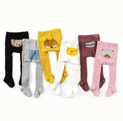 China 2020 New Arrivals Breathable Newborn Baby Cartoon Knit Infant PP Leg Warmers Tights for sale