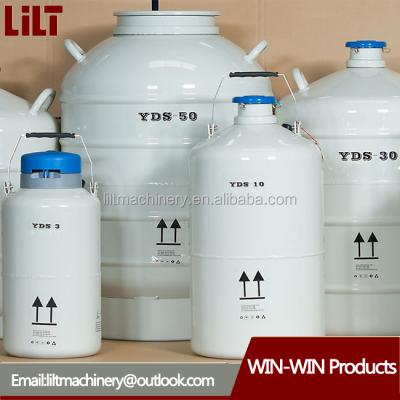 China 100L cold storage liquid nitrogen cryogenic storage tank used for biological samples storage and transportation for sale