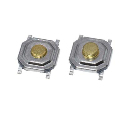 China PCB Connector 4X4mm 5.2*5.2mm SMD Seagull Wing Top Actuated SMT Tact Switch Tactile Switches for sale