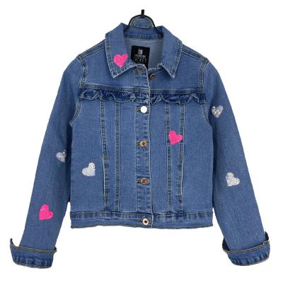 China Breathable New Listing Denim Jackets Girls Denim Jacket Baby Jackets Girls Winter for sale