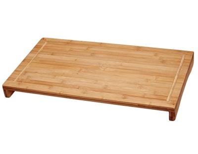 China Sustainable bamboo cutting board above sink bamboo chopper for sale