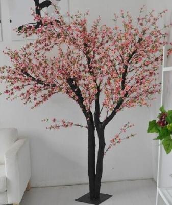 China Romantic style 3m artificial indoor silk Japanese artificial cherry blossom tree for wedding decoration for sale