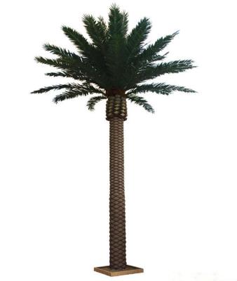 China China wholesale factory  high quality fake imitated decorative artificial date palm tree Hotel, real estate decoration for sale