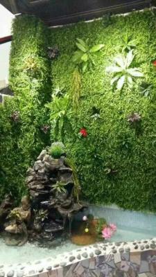 China hot sale greenery wall artificial plant wall artificial fake wall hang plant for indoor or outdoor decoration for sale