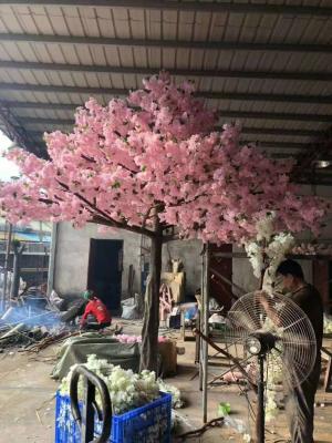 China 2020 silk cherry blossom tree factory artific,outdoor lighted Artificial flower Cherry Blossom Treen for sale