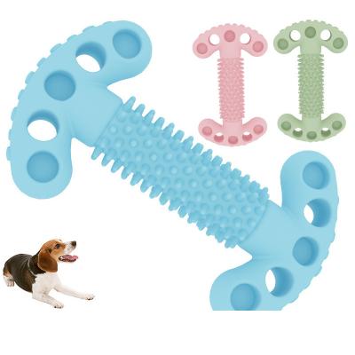 China Custom Viable Dog Chew Toys Bones Form Multifunctional Pet Molar Dog Toys Rubber Chew Pet Accessories Chew Toys for sale