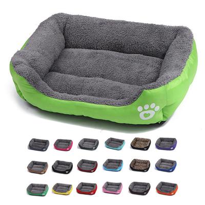 China Custom Viable Warm Cotton Cozy Pet Nest Cat Dog Bed Soft Fleece Home Dog Bed Cozy Home Bed for sale