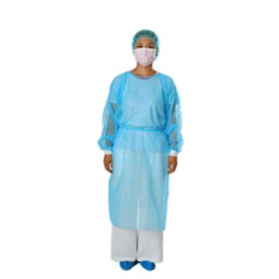 China PP+PE/SMS/PP Breathable Disposable Isolation Gown Disposable Gown for sale