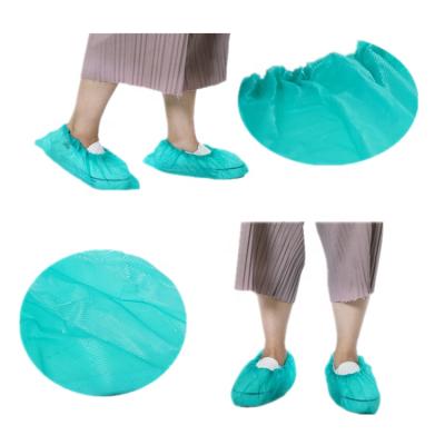 China Disposable Waterproof Disposable Shoe Cover Plastic CPE Shoe Cover for sale