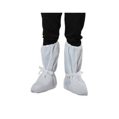 China Waterproof Disposable Waterproof Boot Cover PE / CPE Plastic Shoe Cover for sale