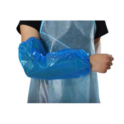 China Waterproof Disposable PE Sleeve Cover LDPE/HDPE Arm Oversleeve Surgical Sleeve Cover for sale