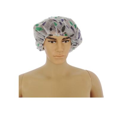 China Disposable Polypropylene Printed Bouffant Cap Eco - Friendly For Medical Supply for sale