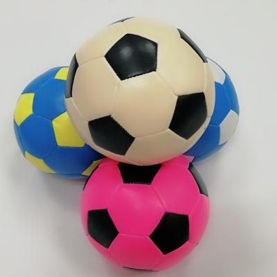 China 4 Inch High Quality Hot Sale Leather Stuffed Soft Factory Kindergarten Kids Football Toys Soft Plush for sale