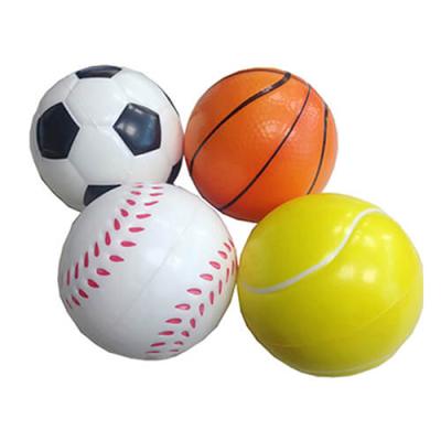 China 2018 Soft Free Stress Ball Promotion Toy Custom Logo PU Foam Squeeze Ball Kids Toy Balls For Sports for sale