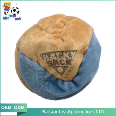 China Sports Toy Wholesale super fiber stuffed bean plastic trick bag custom hacky kick kid ball toy for sale