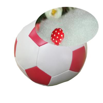 China 8 Inch Wholesale Soft Touch PU Squash Ball Kids Leather Stuffed Football Soccer Ball Toy for sale