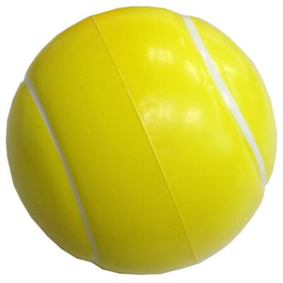 China Toy Sport Soft Strain Ball PU Foam Eco-Friendly Biodegradable Soft Touch PU Strain Tennis Ball Tennis for sale