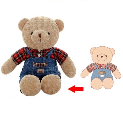 China Promotional Gift / Manufacturer Bear Shape Customized Collection Factory / Gifts Care Toy Wholesale Plush Animal Christmas Stuffed Bear for sale