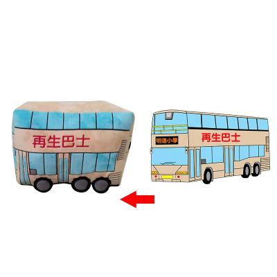 China Wholesale Plush Toys Baby Sleep Stuffed Plush Pillow Bus Plush Toy for sale